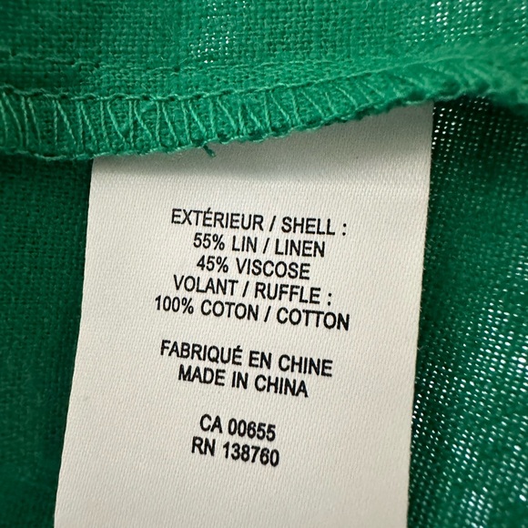 Reitmans Linen Blend Blouse, Size Large - Picture 4 of 4